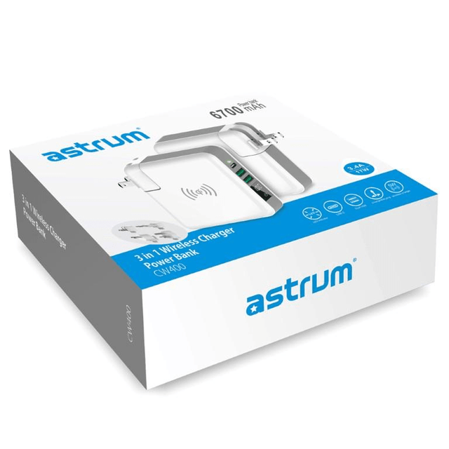 Astrum CW400 Qi 3.0 Wireless Quick Charge Charging Pad A92040-Q