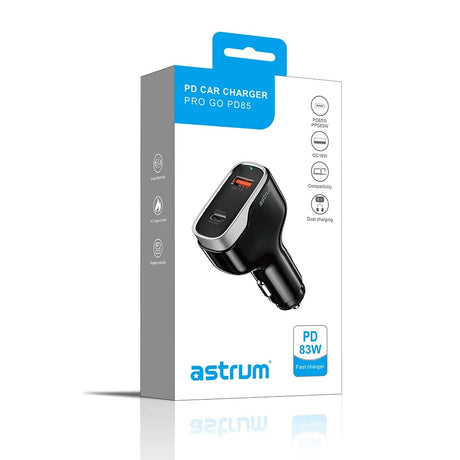 Astrum Pro Go PD65W 18W Dual Car Charger A93185AC