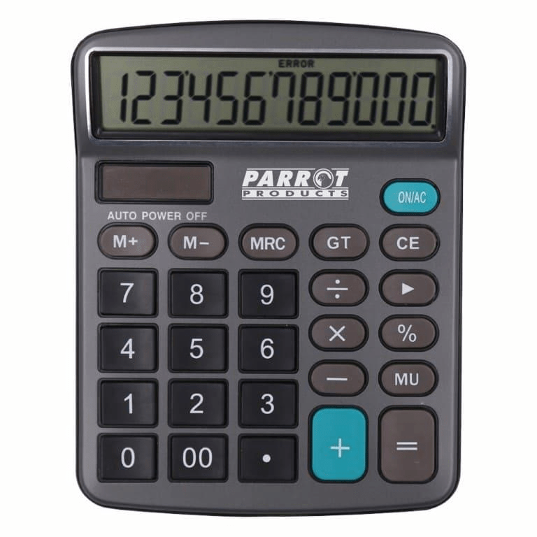 Parrot Desktop 12 Digit Calculator AB0012