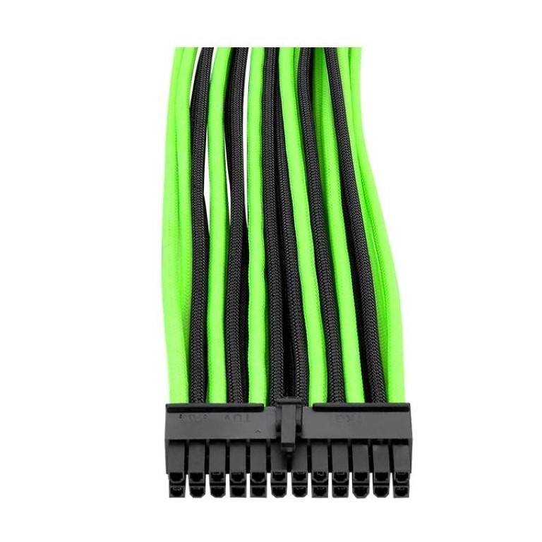 Thermaltake TtMod Sleeve Cable Green/Black 0.3m AC-034-CN1NAN-A1