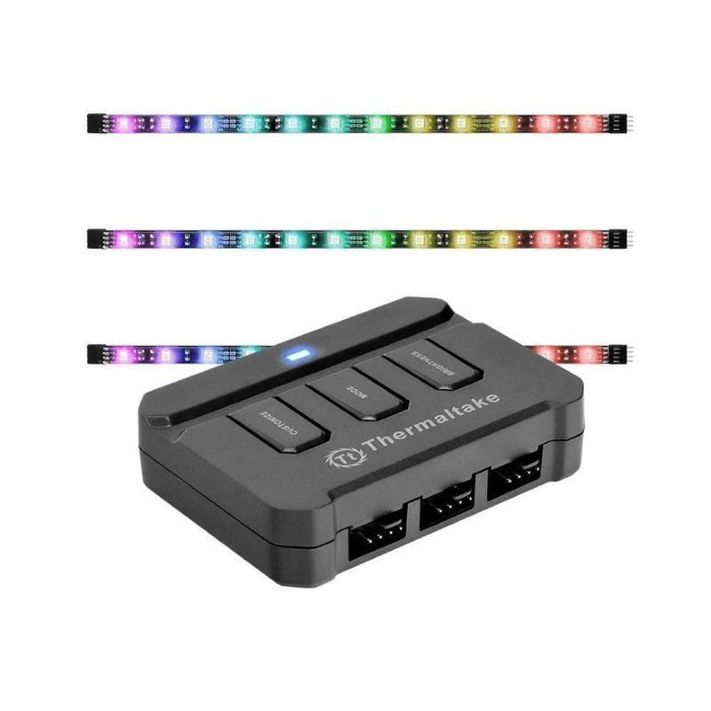 Thermaltake Lumi Color 256C RGB Magnetic LED Strip Control 3-Pack 0.3m AC-037-LN1NAN-A1