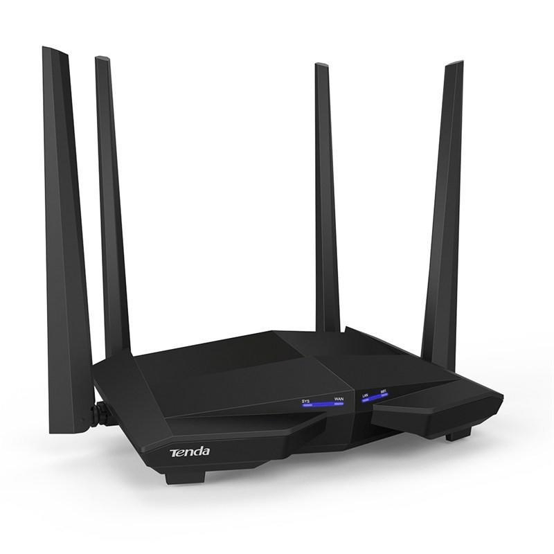 Tenda AC10U Wi-Fi 5 Wireless Router - Dual-band 2.4GHz and 5GHz Fast Ethernet Black