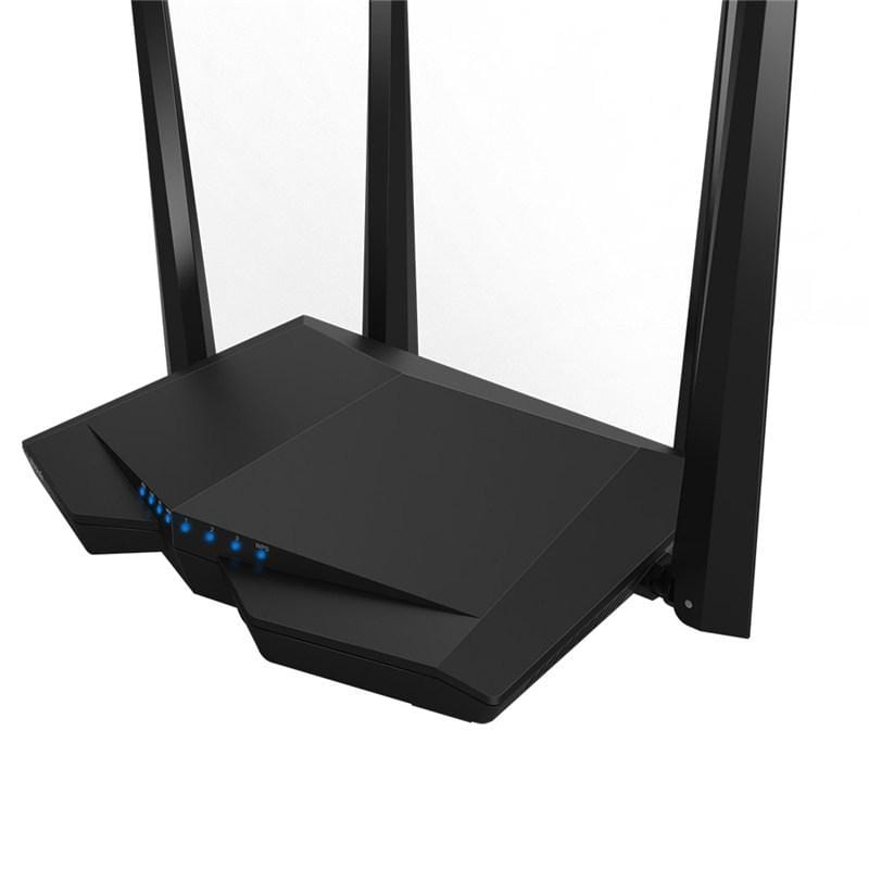 Tenda AC6 Wi-Fi 5 Wireless Router - Dual-band 2.4GHz and 5GHz Fast Ethernet Black
