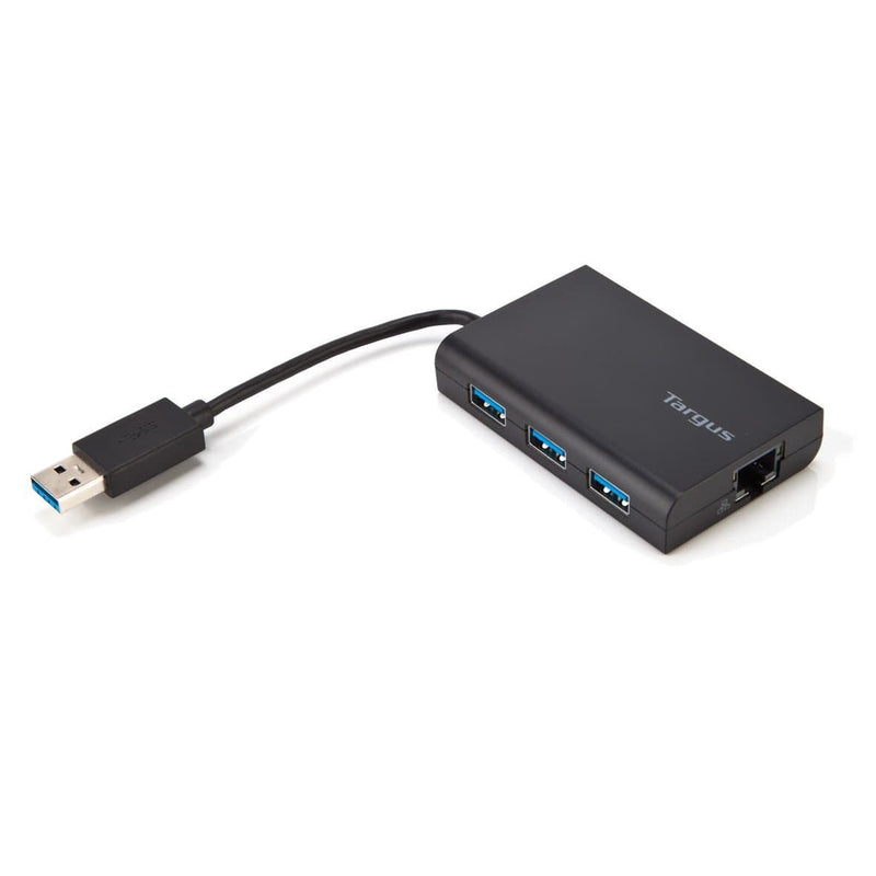 Targus USB 3.0 Hub With Gigabit Ethernet Black ACH122EUZ