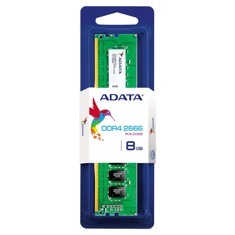 ADATA Premier Memory Module 8GB 1 x 8GB DDR4 2666MHz AD4U2666W8G19-S