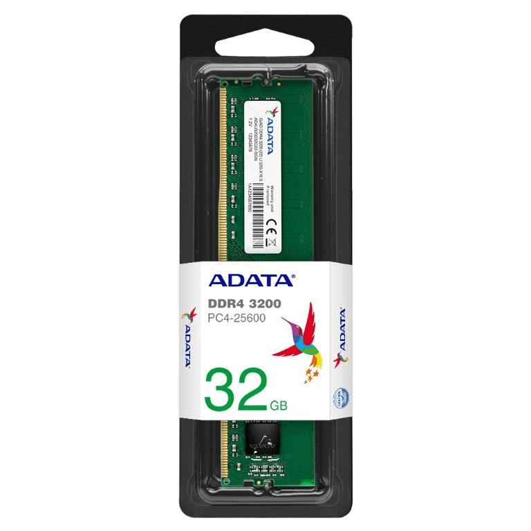 Adata Premier 32GB DDR4 3200MHz UDIMM Memory Module AD4U320032G22-SGN