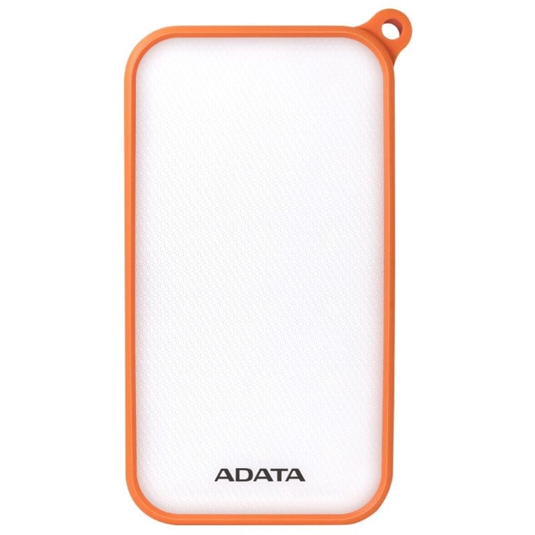 ADATA D8000L Power Bank Lithium Polymer LiPo 8000mAh Orange and White AD8000L-5V-COR