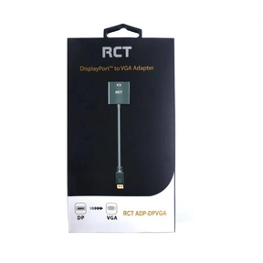RCT Display Port to VGA Adapter Black ADP-DPVGA