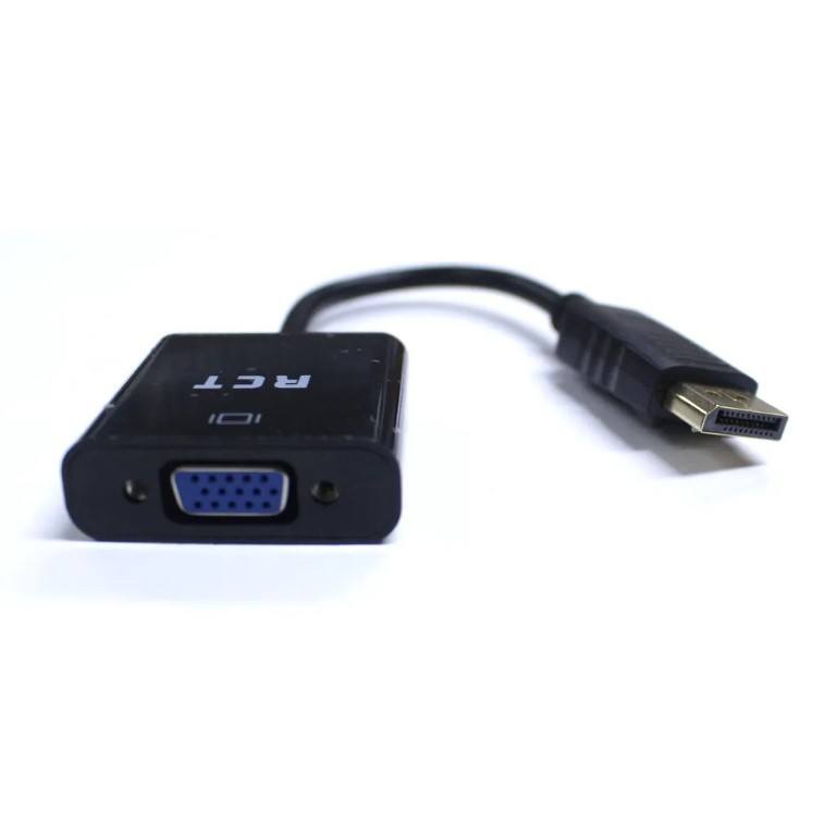 RCT Display Port to VGA Adapter Black ADP-DPVGA