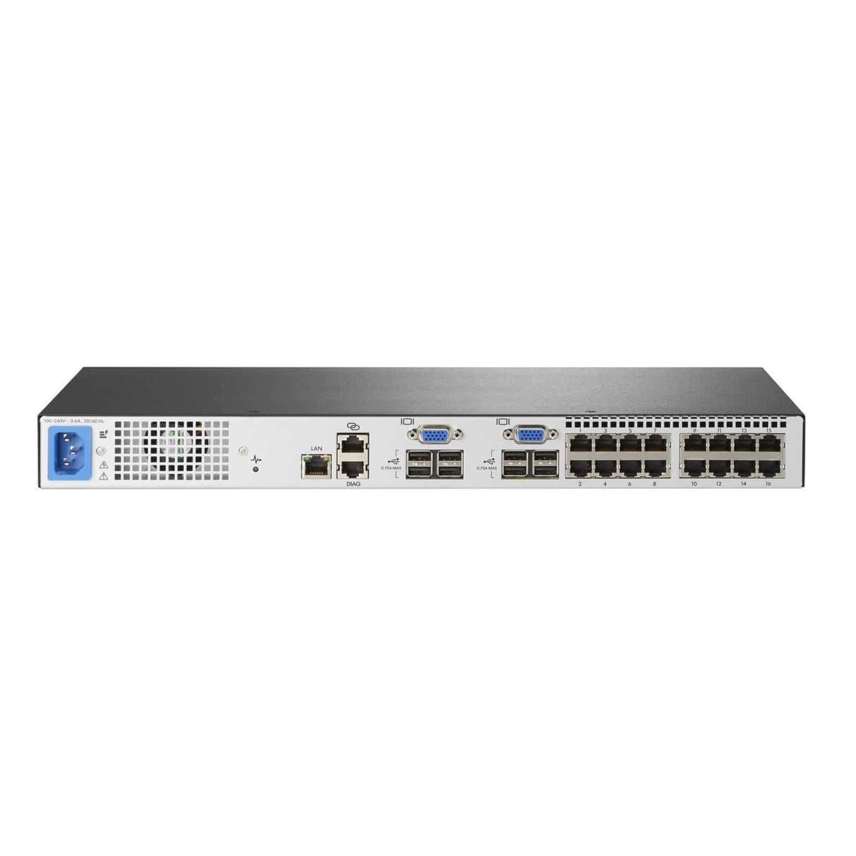 HPE AF652A KVM Switch Rack Mounting Black