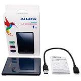 ADATA HV620S 1TB Blue External Hard Drive AHV620S-1TU3-CBL