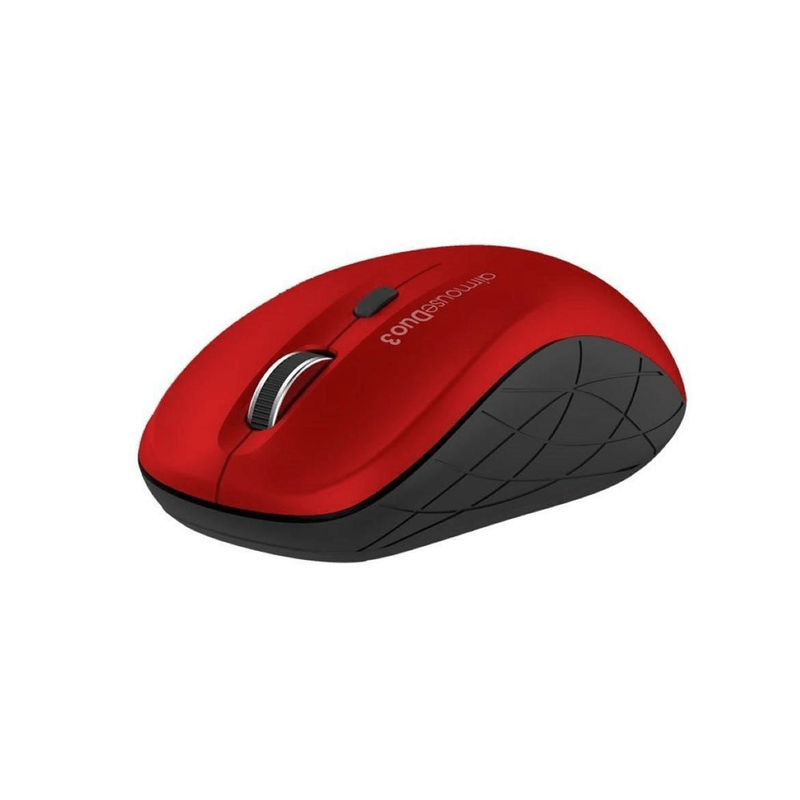 Alcatroz Airmouse Duo 3 Silent Wireless Mouse Black Red AIRMOUSEDUO3BRE