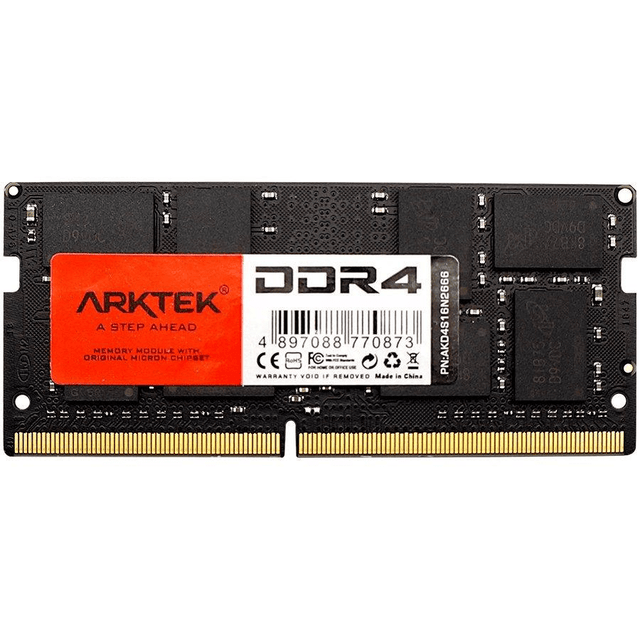 Arktek AKD4S16N2400 SO-DIMM Memory Module 16GB DDR4 2400MHz Arktek AKD4S16N2400 SO-DIMM Memory Module 16GB DDR4 2400MHz