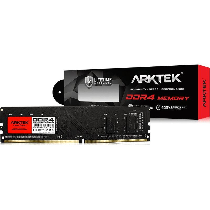 Arktek AKD4S4P2666 Memory Module 4GB DDR4 2666Mhz