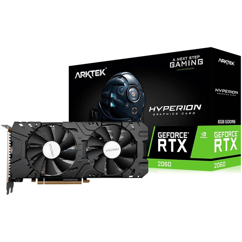 Arktek Nvidia RTX 2060 6GB GDDR6 Graphics Card AKN2060D6S6GH1