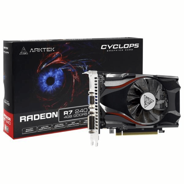 Arktek AMD Radeon R7 240 4GB GDDR5 Graphics Card AKR240D5S4GH1 – FirstShop