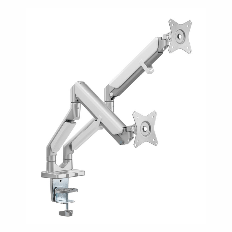Parrot Dual Monitor Clamp Bracket with Gas Spring Arm