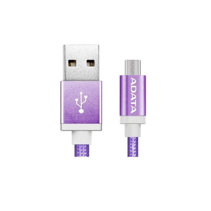 ADATA Sync and Charge USB A to USB Micro Cable 1m Purple AMUCAL-100CMK-CPU