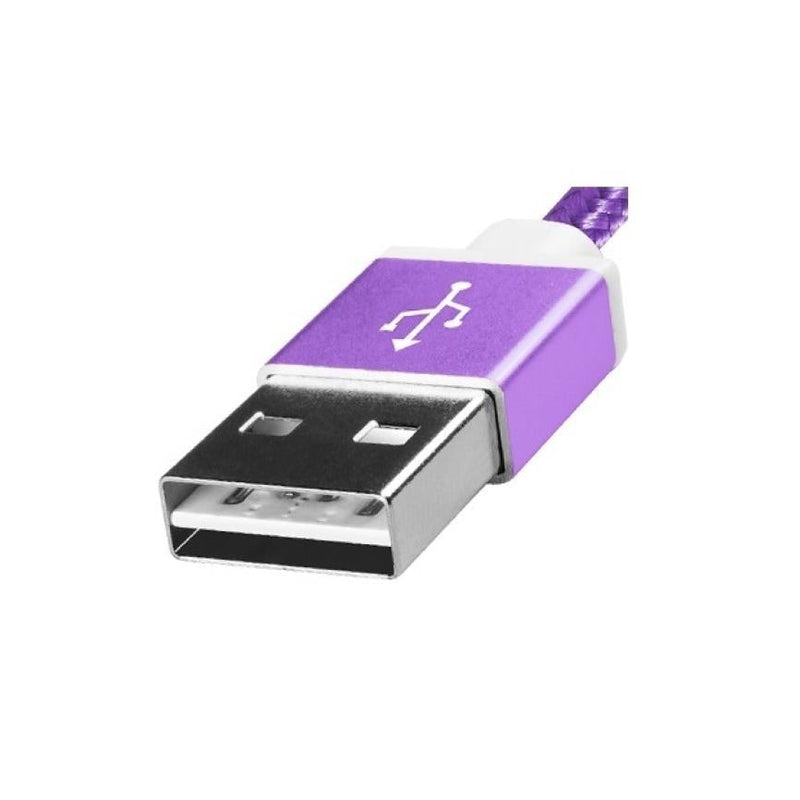 ADATA Sync and Charge USB A to USB Micro Cable 1m Purple AMUCAL-100CMK-CPU