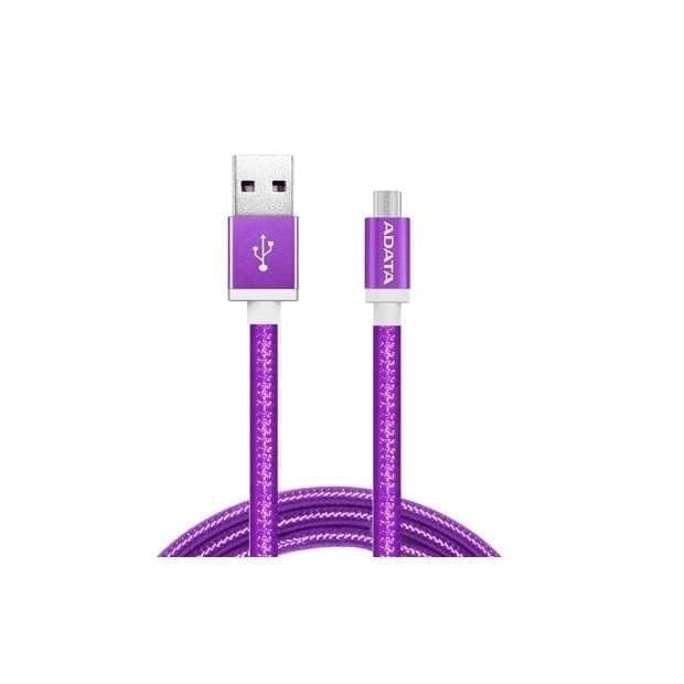 ADATA 1m, USB2.0-A/USB2.0 Micro-B USB cable USB A Micro-USB B Purple