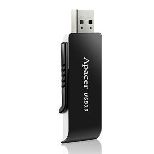 Apacer AH350 64GB USB 3.2 Gen 1 Type-A Black USB Flash Drive AP64GAH350B-1