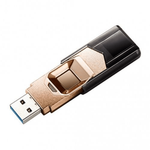 Apacer AH650 64GB USB 3.2 Gen 1 Type-A Gold USB Flash Drive AP64GAH650C-1