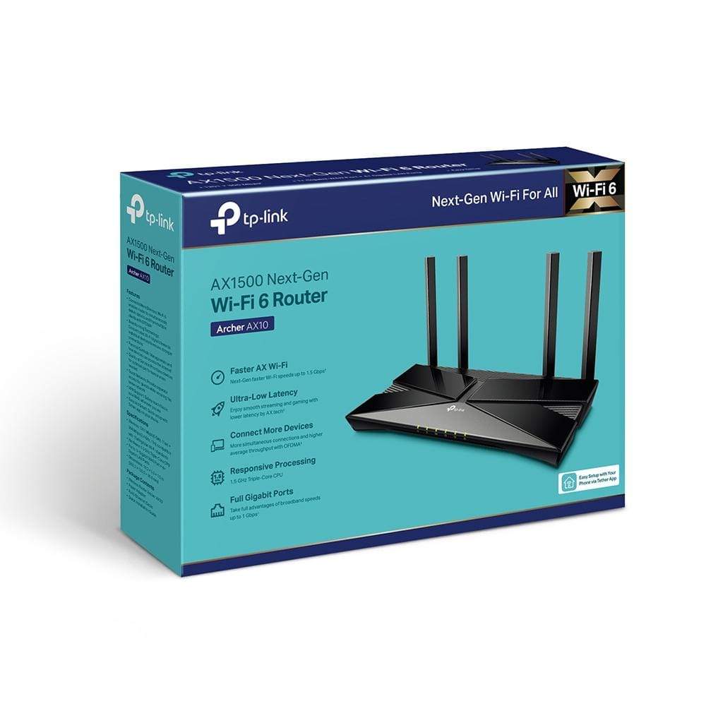 TP-Link Archer AX10 AX1500 Wi-Fi 6 Wireless Router – FirstShop