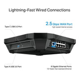 TP-Link Archer AX6000 Wi-Fi 6 Wireless Router - Dual-band 2.4GHz and 5GHz Gigabit Ethernet Black ARCHER AX6000