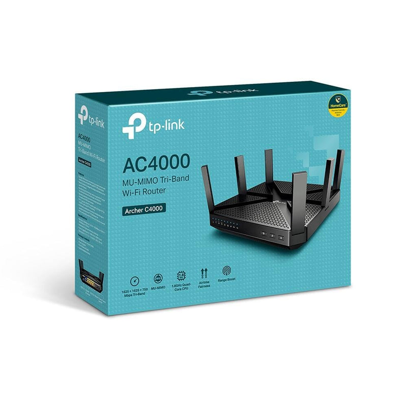 TP-Link AC4000 Wi-Fi 5 Wireless Router - MU-MIMO Tri-Band WiFi Archer C4000 ARCHER C4000