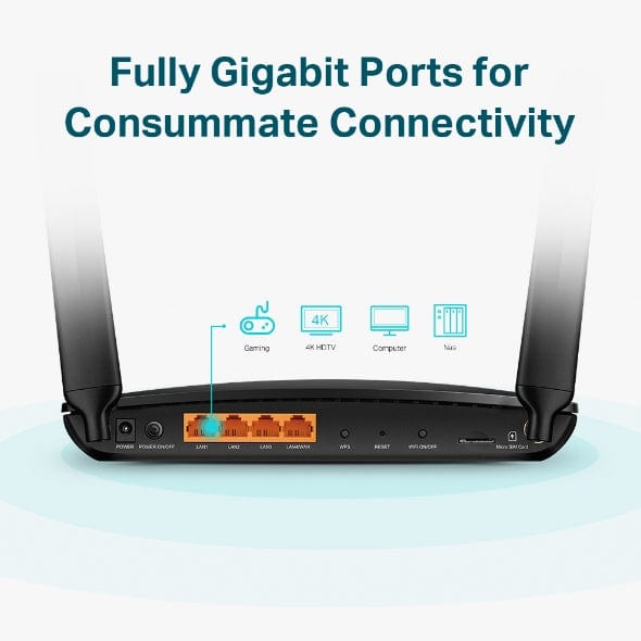 G 600 Router TP-Link Archer MR600 4G+ Cat6 AC1200 Dual-band Wi-Fi 5 Router – FirstShop