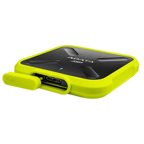ADATA SD700 1TB Black and Yellow External SSD ASD700-1TU3-CYL