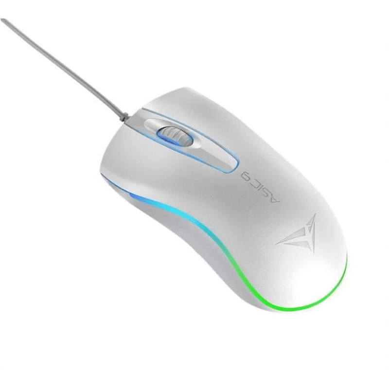 Alcatroz Asic 9 RGB FX Wired USB Mouse White ASIC9 RGB FX WHITE