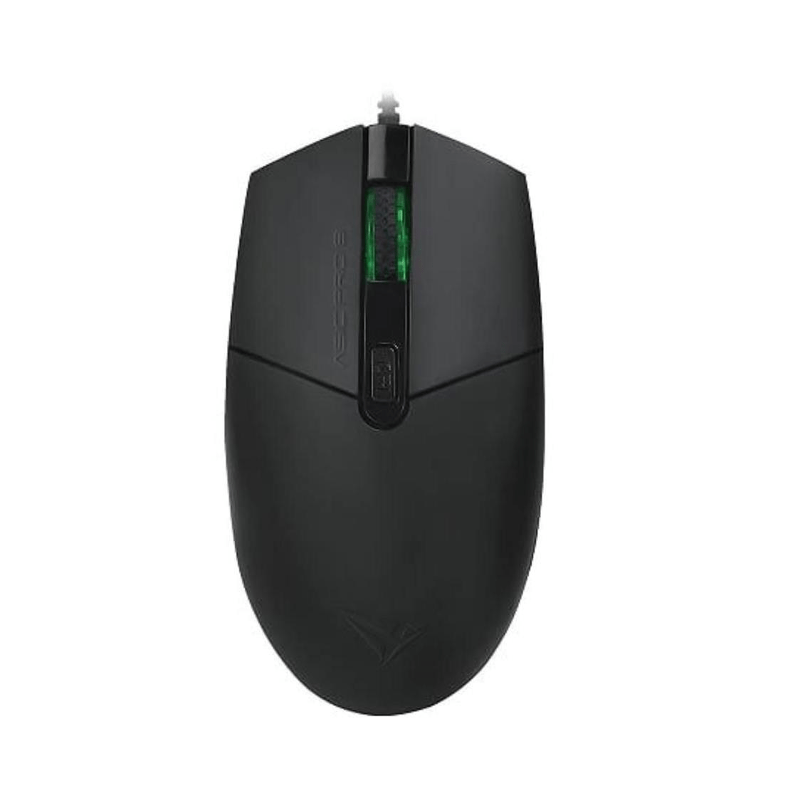 Alcatroz Asic Pro 8 Blue Ray Wired USB Mouse Black ASICPRO8BLK
