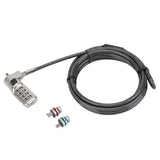 Targus Defcon 3-in-1 Fixed Combination Cable Lock ASP86GL