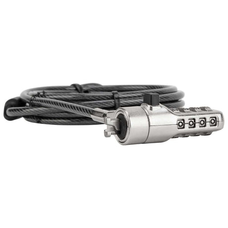 Targus Defcon 3-in-1 Fixed Combination Cable Lock ASP86GL