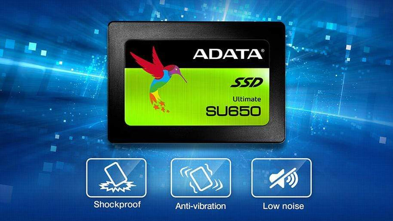 ADATA Ultimate SU650 2.5-inch 120GB Serial ATA III 3D NAND Internal SSD ASU650SS-120GT-C