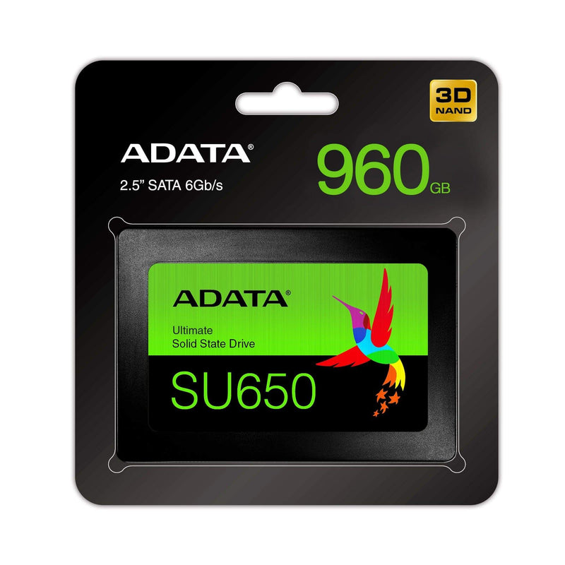 ADATA Ultimate SU650 2.5-inch 960GB Serial ATA III 3D NAND Internal SSD ASU650SS-960GT-C
