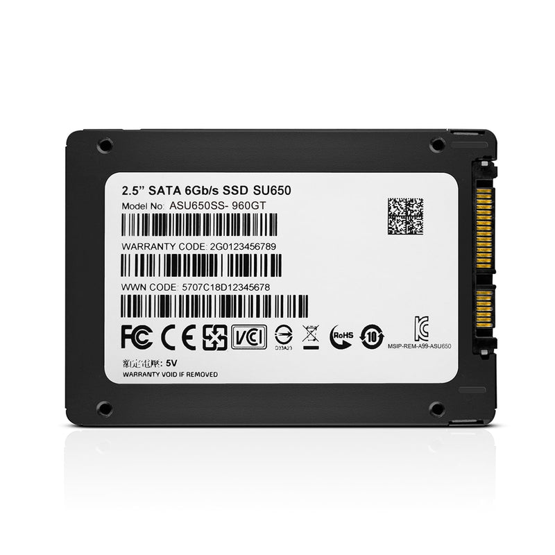 ADATA Ultimate SU650 2.5-inch 960GB Serial ATA III 3D NAND Internal SSD ASU650SS-960GT-C
