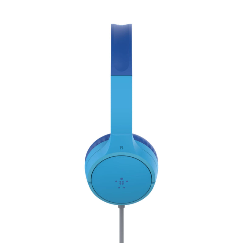 Belkin SoundForm Mini Wired On Ear Headphones for Kids - Blue AUD004BTBL