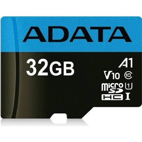 ADATA 32GB, MicroSDHC, Class 10 Memory Card UHS-I AUSDH32GUICL10A1-RA1