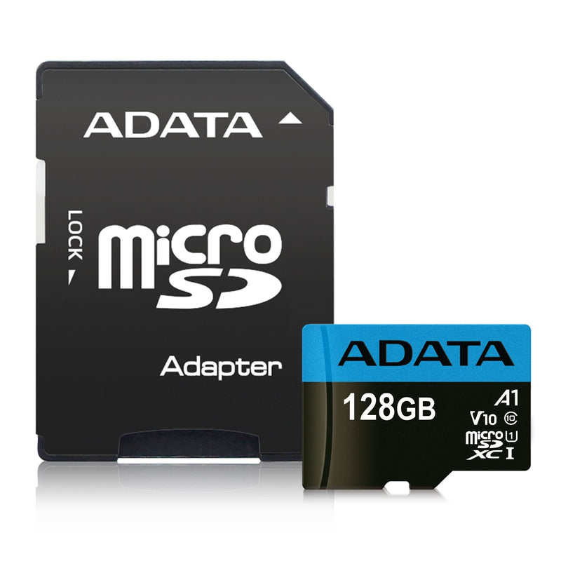 ADATA Premier Memory Card 128GB MicroSDXC Class 10 UHS-I AUSDX128GUICL10A1-RA1