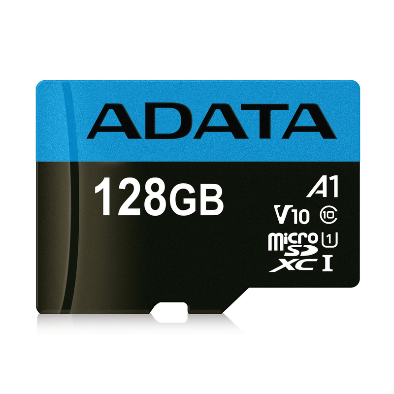 ADATA Premier Memory Card 128GB MicroSDXC Class 10 UHS-I AUSDX128GUICL10A1-RA1