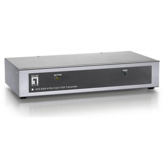 LevelOne AVE-9304 4-port CAT5 VGA Transmitter