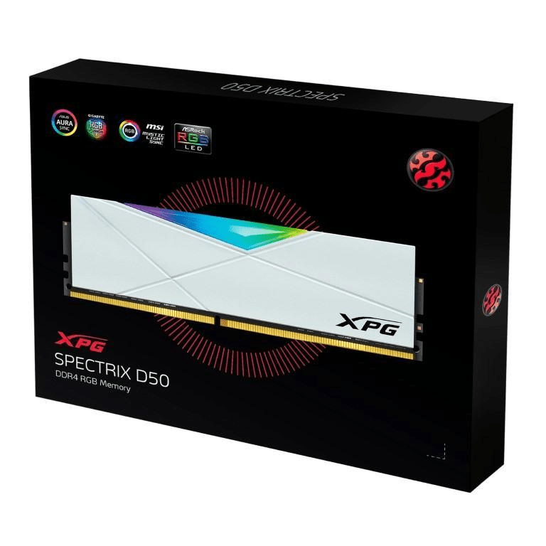 ADATA XPG Spectrix D50 RGB 16GB DDR4 3600MHz DIMM Memory Module