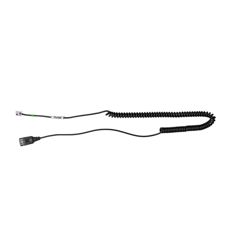 Axtel AXC-05 QD/RJ - Coiled 0.5 Coiled 0.5 2.5m