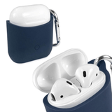 Tuff-Luv Silicone Pouch Case for Apple Airpods Headphones Blue B1_72