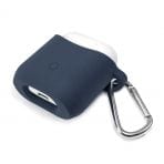 Tuff-Luv Silicone Pouch Case for Apple Airpods Headphones Blue B1_72