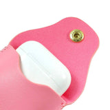 Tuff-Luv Faux Leather Pouch Case for Apple Airpods headphones Pink B10_103