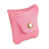 Tuff-Luv Faux Leather Pouch Case for Apple Airpods headphones Pink B10_103