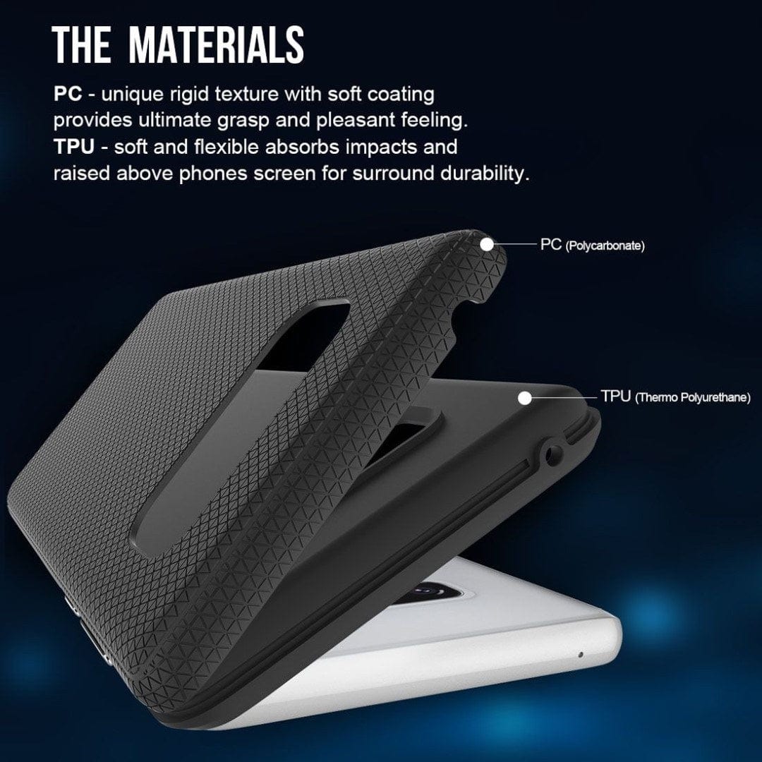Tuff-Luv Dual layer Anti slip Case for Samsung Galaxy Note 8 Smartphone Black B10_111